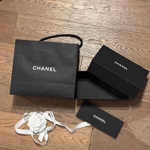 Authentic CHANEL Box and Bag Set